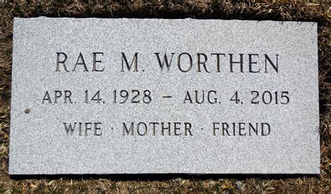 Marion Rae Rae Mctiernan Worthen Find A Grave Memorial