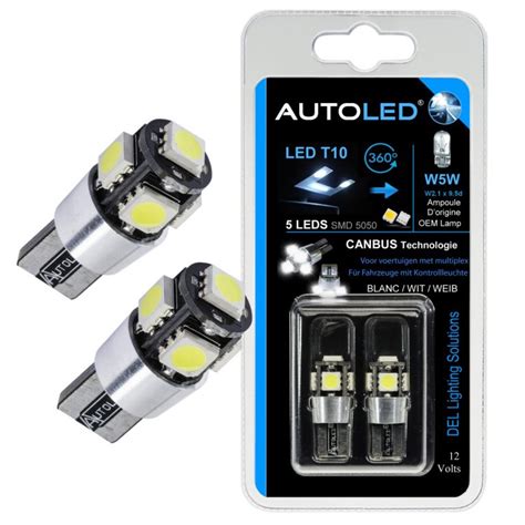 Eclairage Feux De Position W W Ampoule Led Veilleuses Voiture