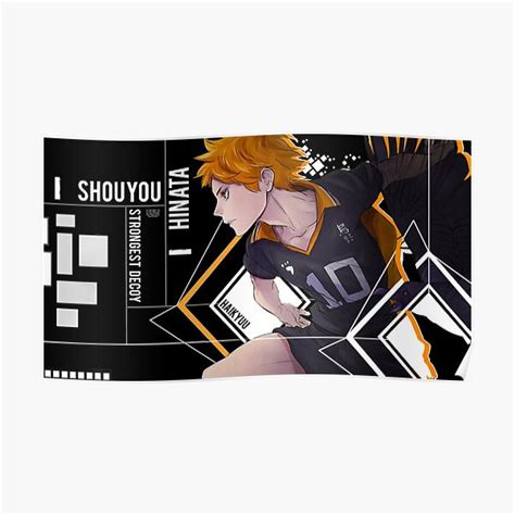 Haikyuu Hinata Shoyo Poster For Sale By Marucchi Redbubble