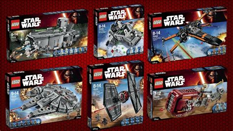 New 2015 Lego Star Wars Force Awakens Sets Youtube