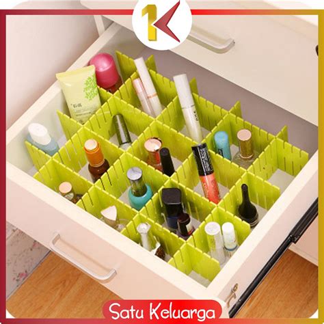 Jual Sk C Sekat Laci Organizer Isi Pcs Pembatas Laci Penyekat