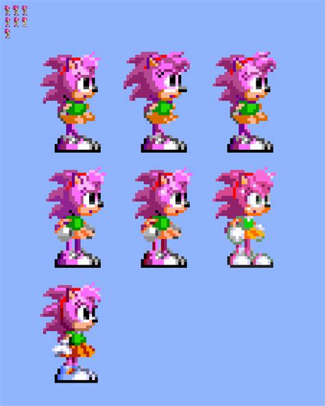 10x Amy Sprite Is Compared With Sonic Origins Plus By Abbysek On Deviantart