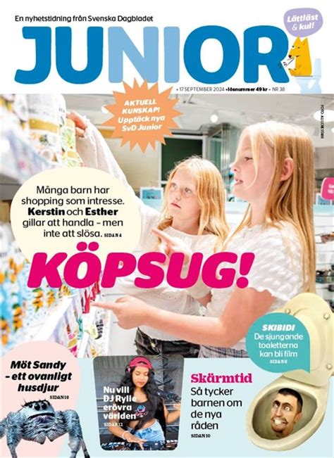 SvD Junior Prenumeration Tidningskungen Se