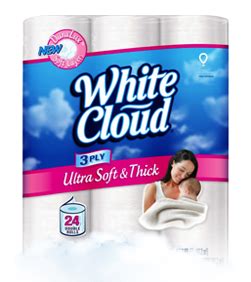 Free Pack Of White Cloud S Premium Ply Ultra Soft Thick Bath