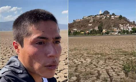 Youtuber muestra Lago de Pátzcuaro desértico casi llega caminando a