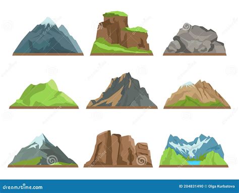 Cartoon Rocky Cave Background Vector Illustration
