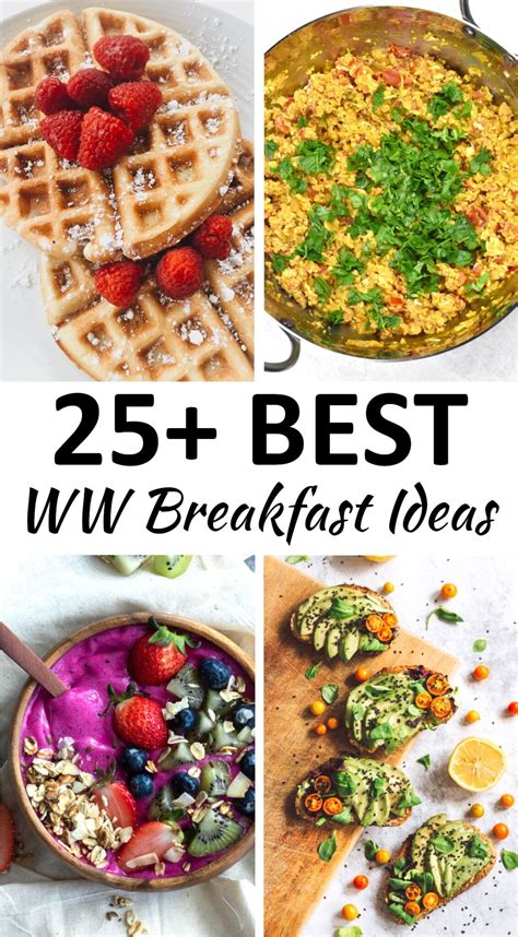 The 25+ BEST Weight Watchers Breakfast Ideas (Healthy & Tasty!)