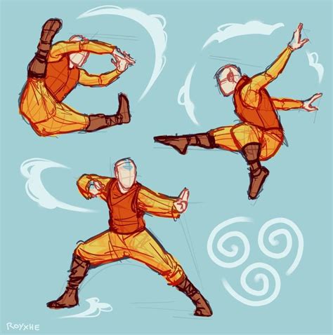 Aangs Airbending Moves Avatar The Last Airbender Avatar Aang