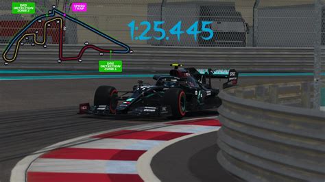 F Mercedes Amg W Abu Dhabi Circuit New Layout Hotlap