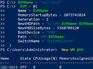 Managing Hyper V Virtual Machines With Powershell Windows Os Hub