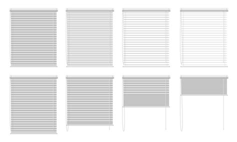 Premium Vector Window Blinds Open Animation Stages Of Venetian Blinds