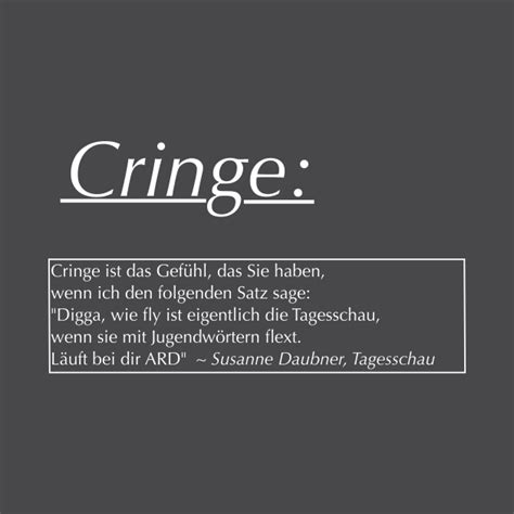 Definition Jugendwort Tagesschau MEME Cringe T Shirt TeePublic