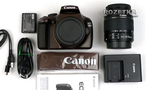 Фотоапарат Canon EOS 1100D 18-55 IS II KIT Brown + карта пам'яті 32Гб ...