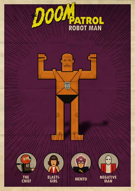 Doom Patrol Digital Illustrations For Series Of Posters Def Fly