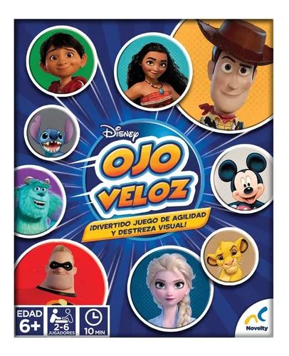 Juego De Mesa Novelty Ojo Veloz Disney Caja Cartón Edad 8 en venta en