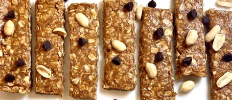 No Bake Peanut Butter Granola Bars Joy Bauer