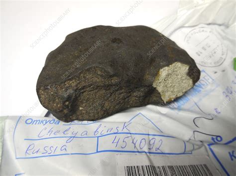 Chelyabinsk meteor fragment - Stock Image - C024/7006 - Science Photo ...