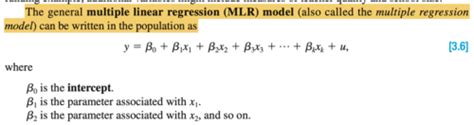 Econometrics Chapter 3 Flashcards Quizlet