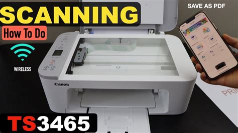 Canon Pixma Ts Scanning Documents As Pdf File Youtube