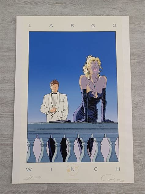 Francq Philippe Sérigraphie Largo Winch O P A 1992 Catawiki