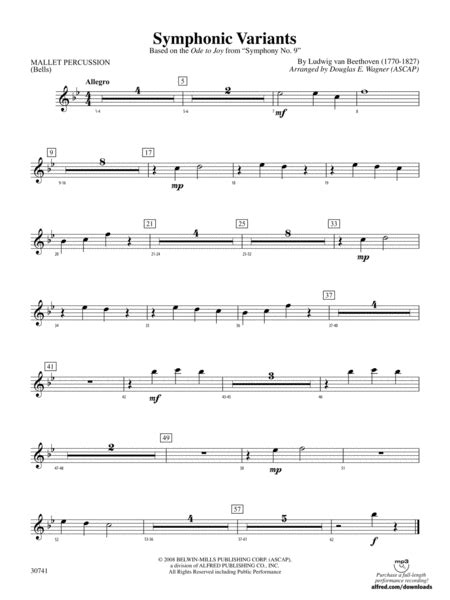 Symphonic Variants Based On Ode To Joy From Symphony No Mallets