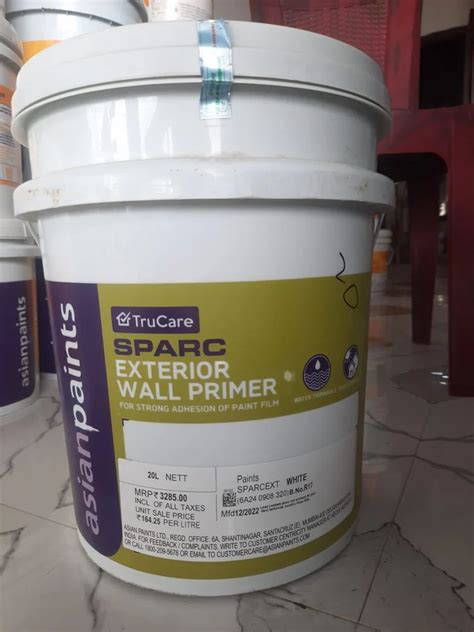 L Asian Paints Trucare Sparc Exterior Wall Primer Ltr At Rs