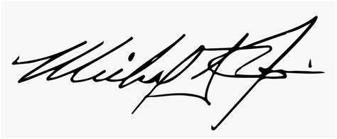 Michael Jordan Signature Png - Famous Signature Png, Transparent Png ...