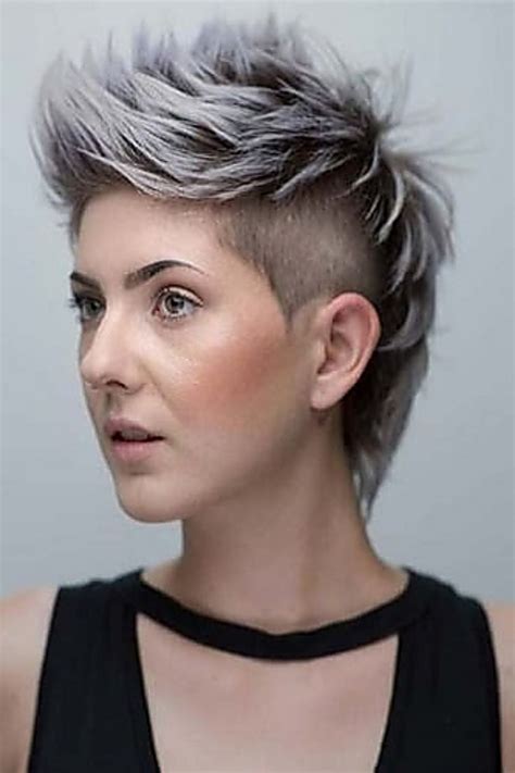 Mullet Hairstyle Mullet Wig Human Hair Short Grey Hair