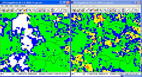 Zoom extracted from the Example of fire danger maps | Download Scientific Diagram