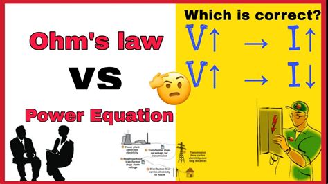 Increasing Voltage Current Increases Or Decreases Ohm S Law Vs