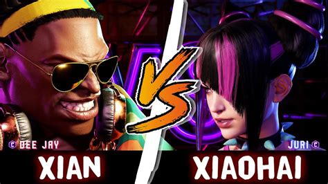 SF6 Xian Dee Jay Vs Xiaohai Juri Street Fighter 6 YouTube