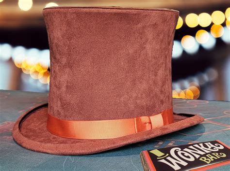 Willy Wonka Top Hat Replica Prop Tim Burton Charlie And The