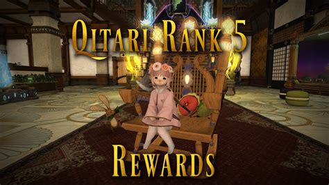 FFXIV Qitari Beast Tribe Rank 5 Reward YouTube