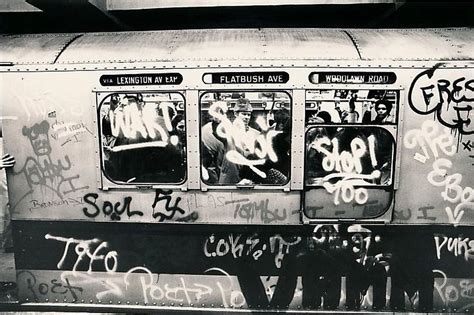 Subway Graffiti Photo Taken Feb 8 1982 New York Graffiti Train