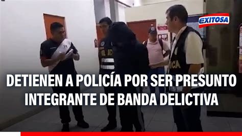 Ica Detienen a Policía por ser presunto integrante de banda