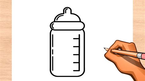 How To Draw A Baby Bottle Easy Drawing Step By Step YouTube