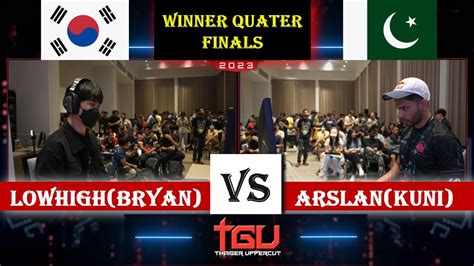 Arslan Ash Kunimistu Vs LowHigh Bryan WinnersQuaterFinal TGU