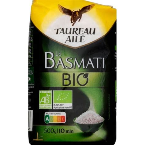 Taureau Ail Taureau Aile Riz Basmati Bio G Monoprix Fr