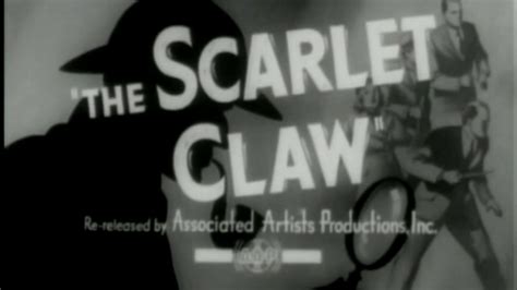 THE SCARLET CLAW 1944 Trailer YouTube