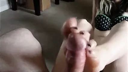 Nice Handjob With Feet Cum On Feet Homemade Porn Feat Diamantx Xhamster