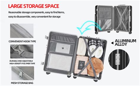 Grace Ext Carry On Luggage Airline Approved Expandable Hardside