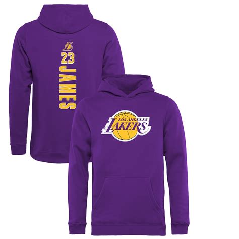 Fanatics Branded Lebron James Los Angeles Lakers Youth Purple Team