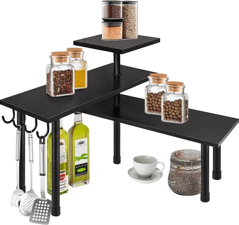 Amazon BCOZLUX Kitchen Countertop Organizer 3 Tier Corner Counter