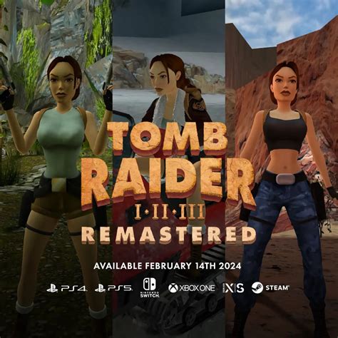 Tomb Raider Remastered Version von Teil 1 2 und 3 angekündigt