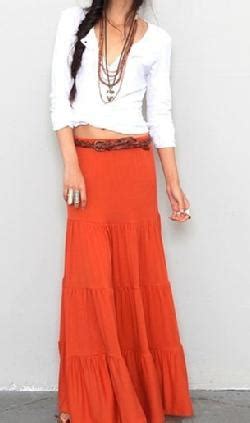 Orange Maxi Skirt Casual Maxi Skirt Maxi Skirts Summer Maxi Skirt