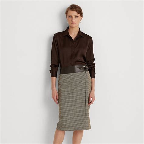 Lauren Petite Ralph Lauren Jacquard Knit Pencil Skirt Shopstyle