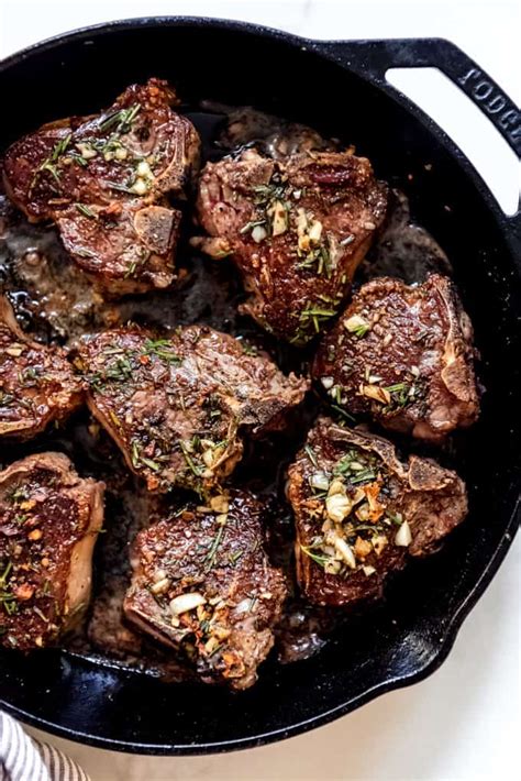 Pan Seared Lamb Loin Chops House Of Nash Eats