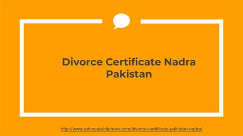 Divorce Certificate Pakistan Know Easy Nadra Divorce Certificate