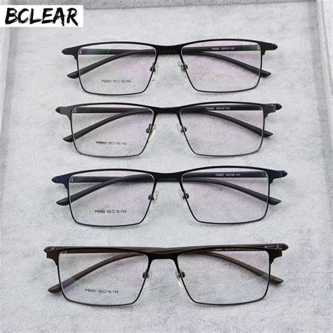 Bclear Men Titanium Alloy Eyeglasses Frame Male Eyewear Flexible