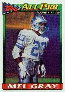 1991 Topps #409 Mel Gray | Trading Card Database in 2023 | Nfl detroit ...